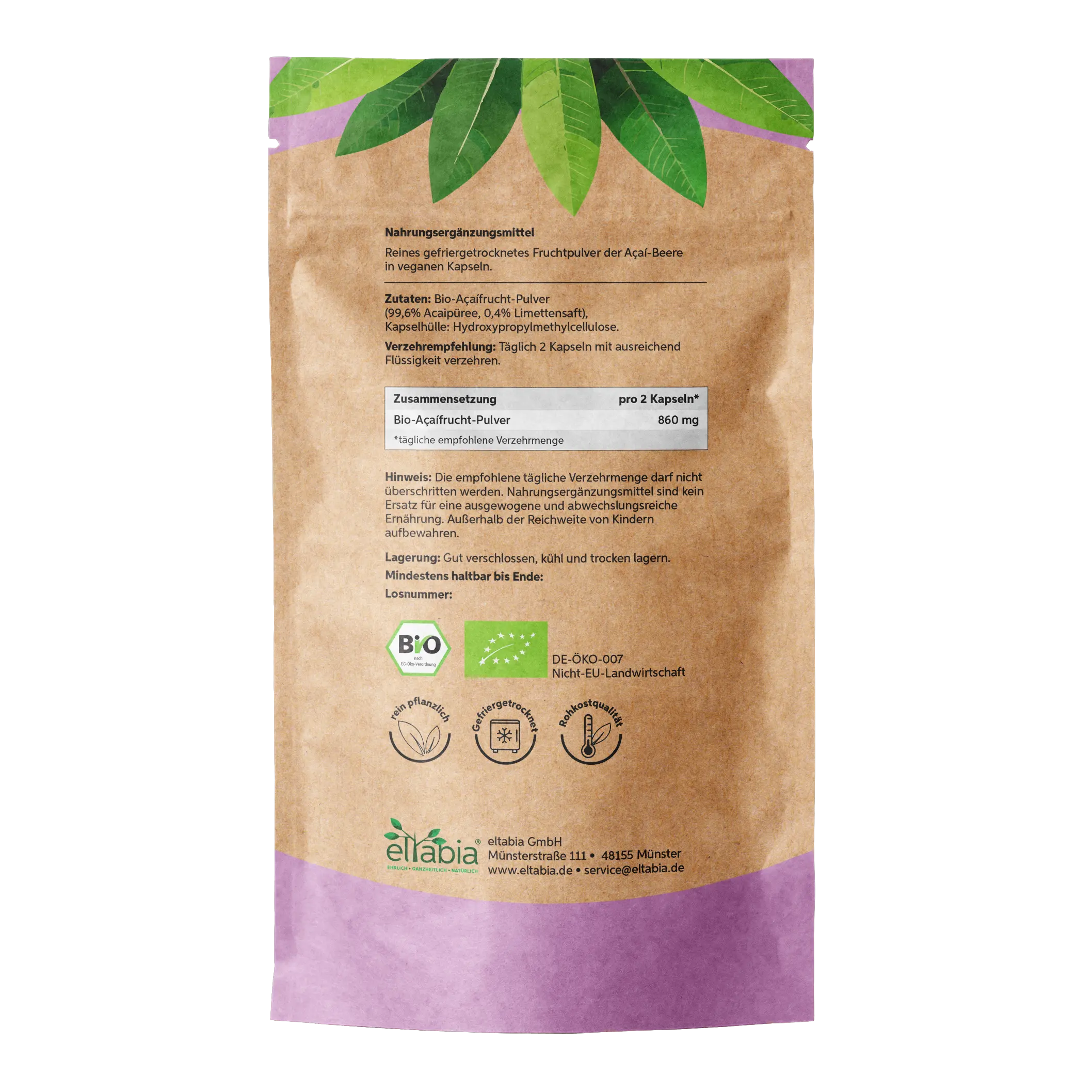 Bio Açaí Kapseln