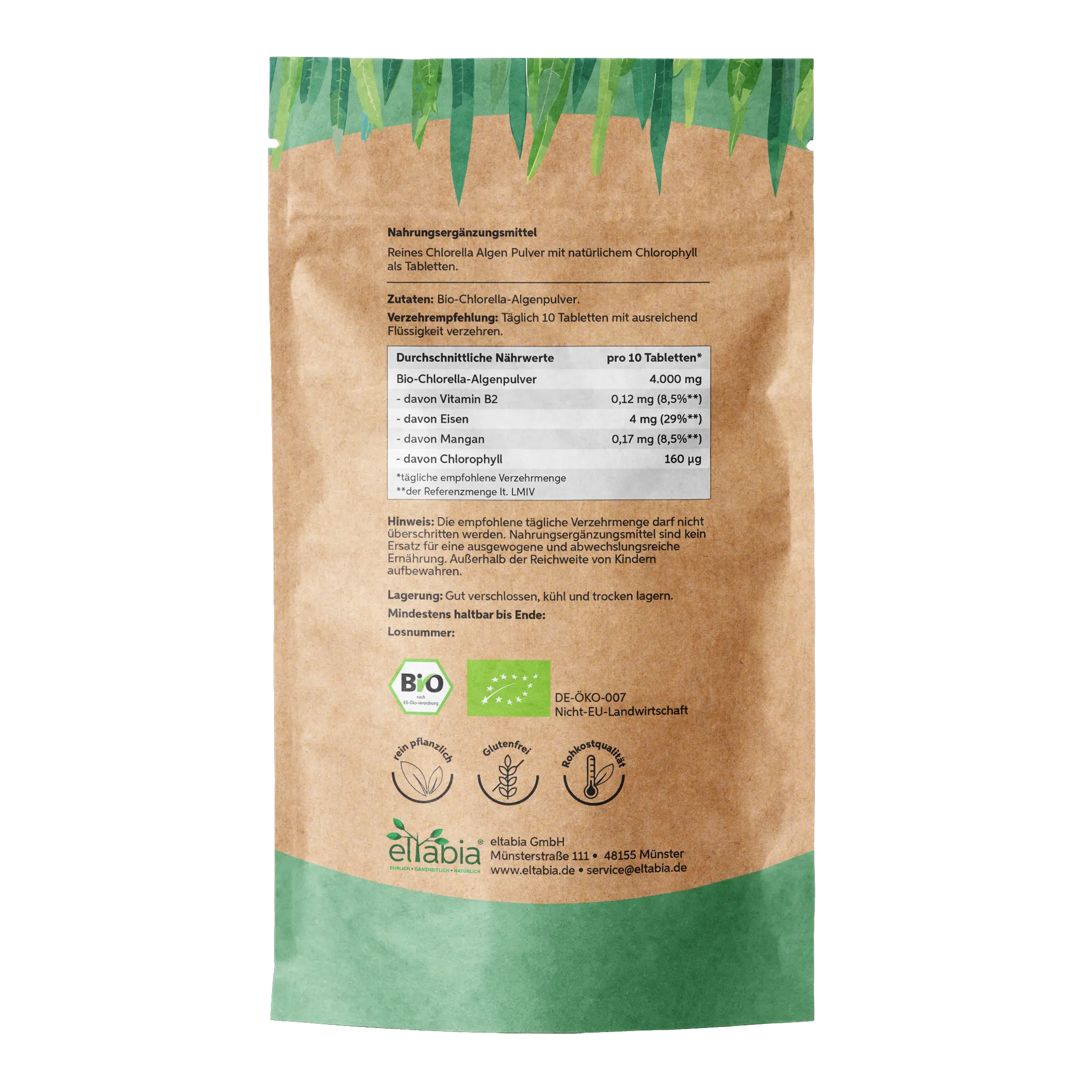 Bio Chlorella Presslinge