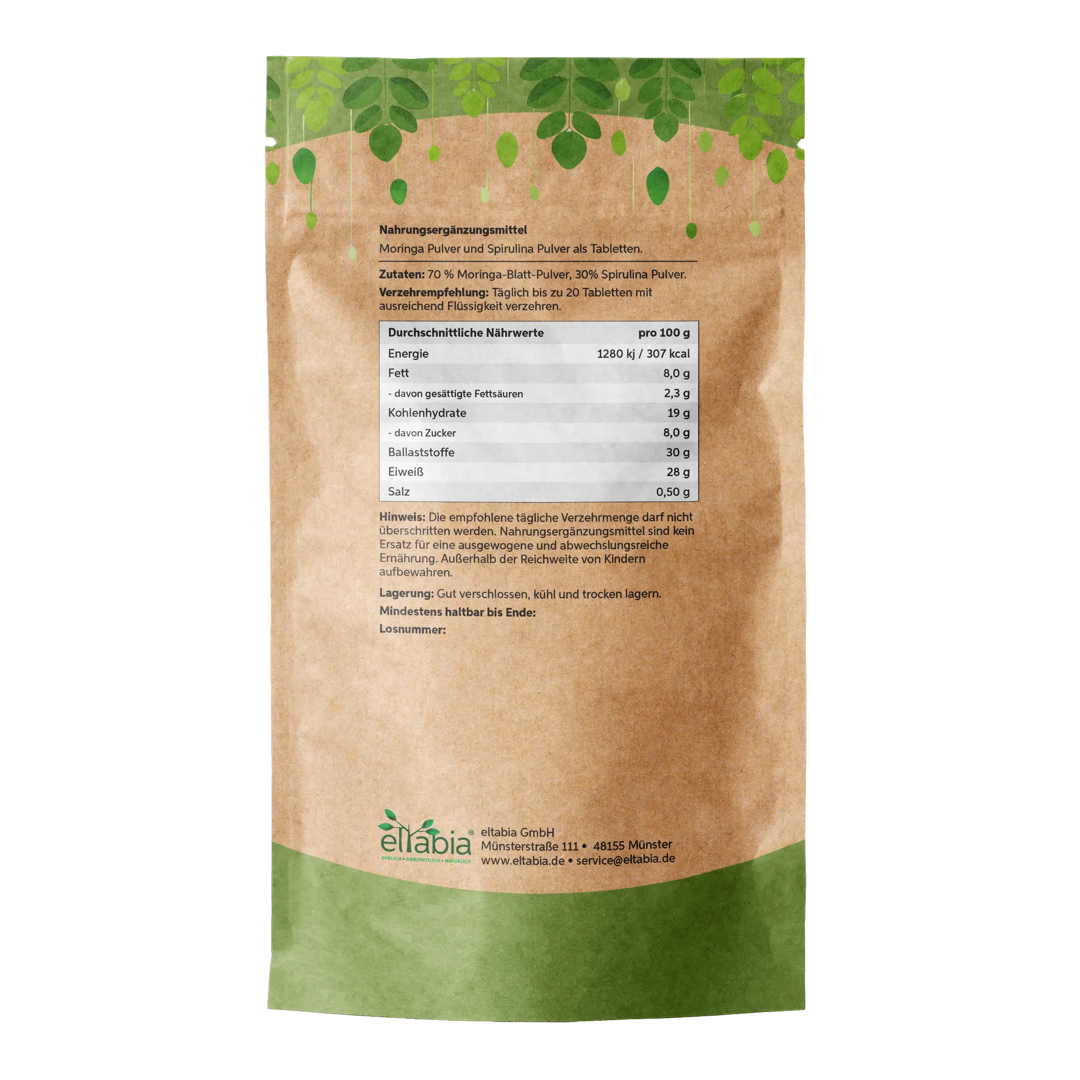 Moringa Presslinge