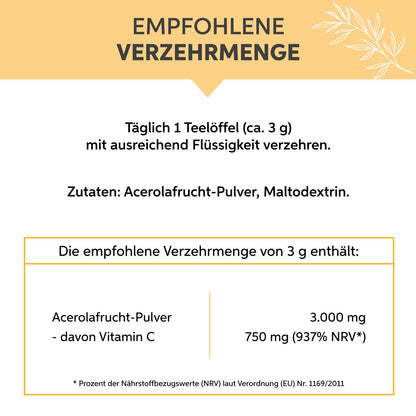 Acerola Pulver -Vitamin C