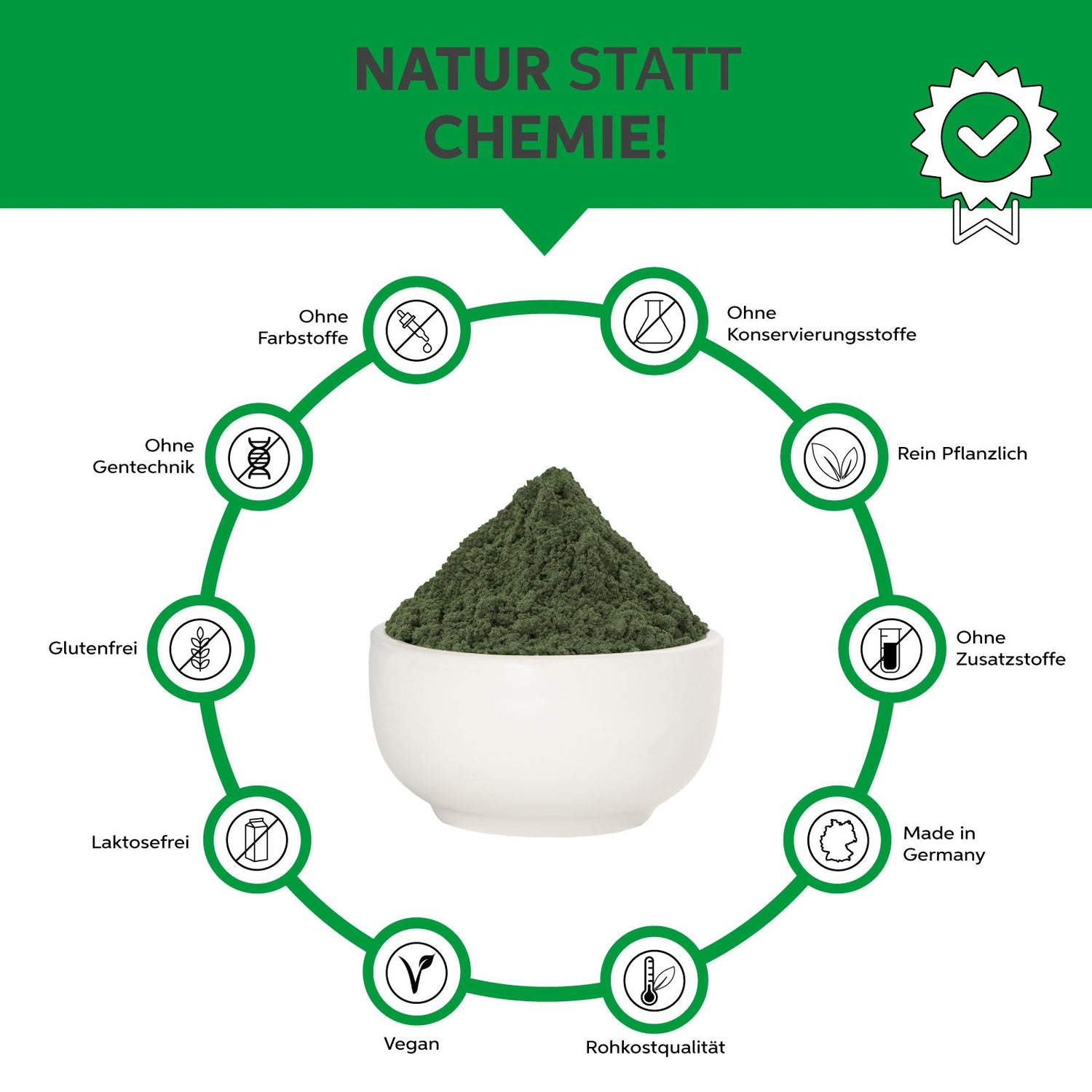 Bio Chlorella Pulver