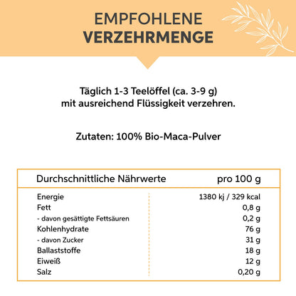 Bio Maca Pulver