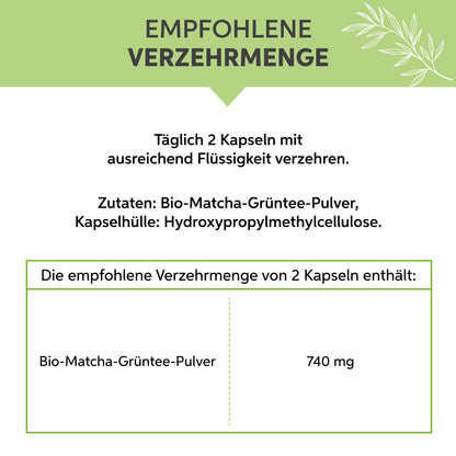 Bio-Matcha Kapseln