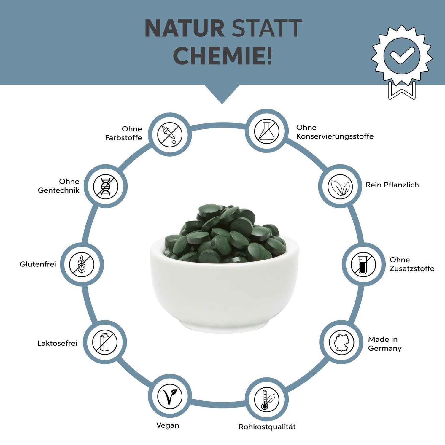 Bio Spirulina Presslinge