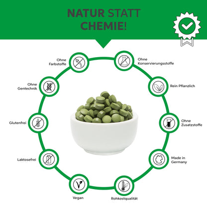 Bio Chlorella Presslinge