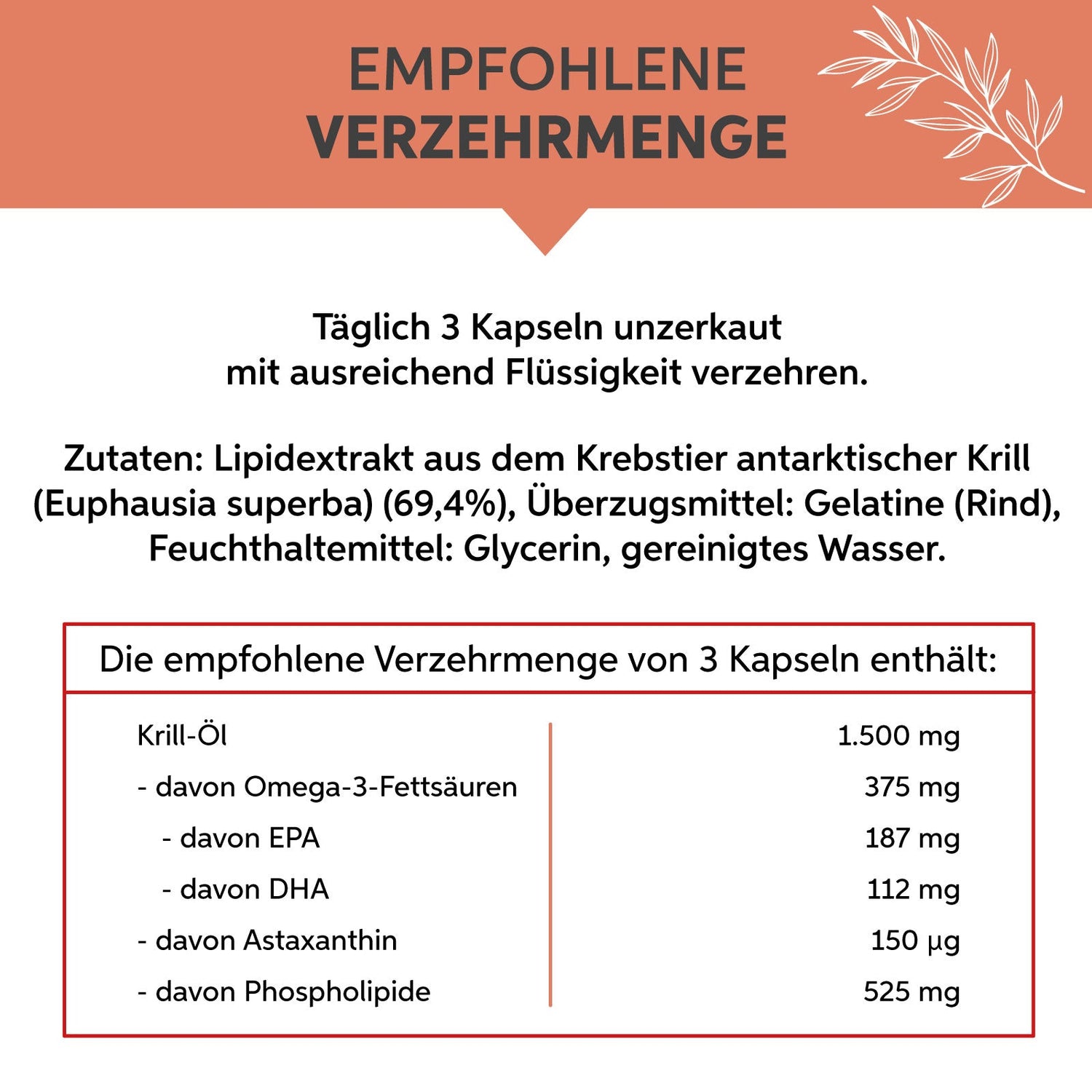 Krillöl Kapseln