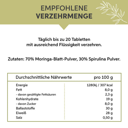 Moringa Presslinge