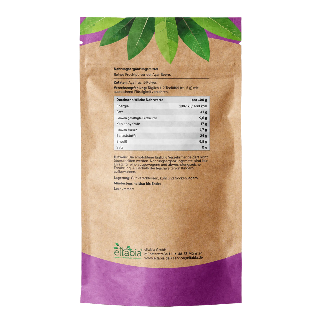Açaí Pulver