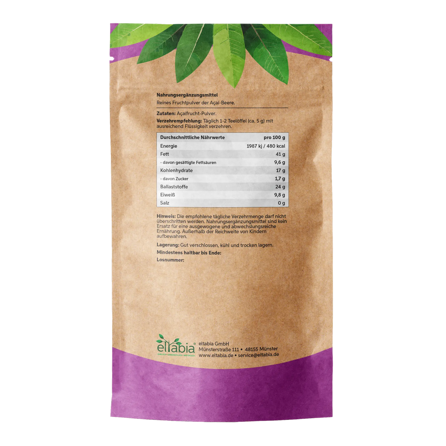 Açaí Pulver