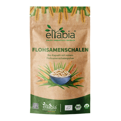 Bio Flohsamenschalen Kapseln – 99% Reinheit
