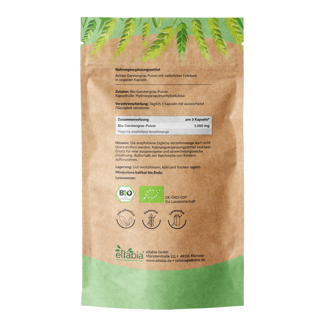 Bio Gerstengras Kapseln