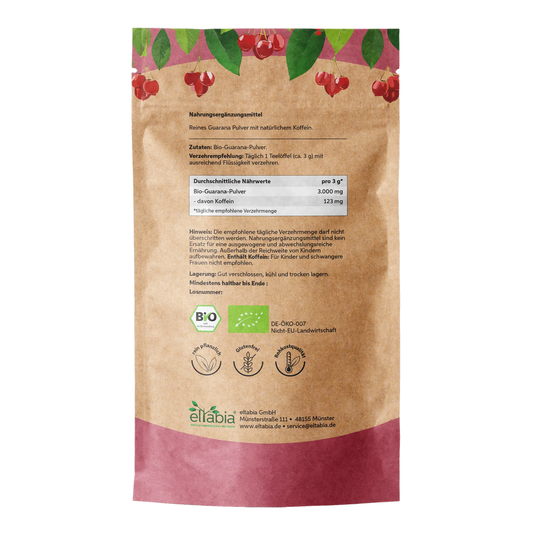 Bio Guarana Pulver