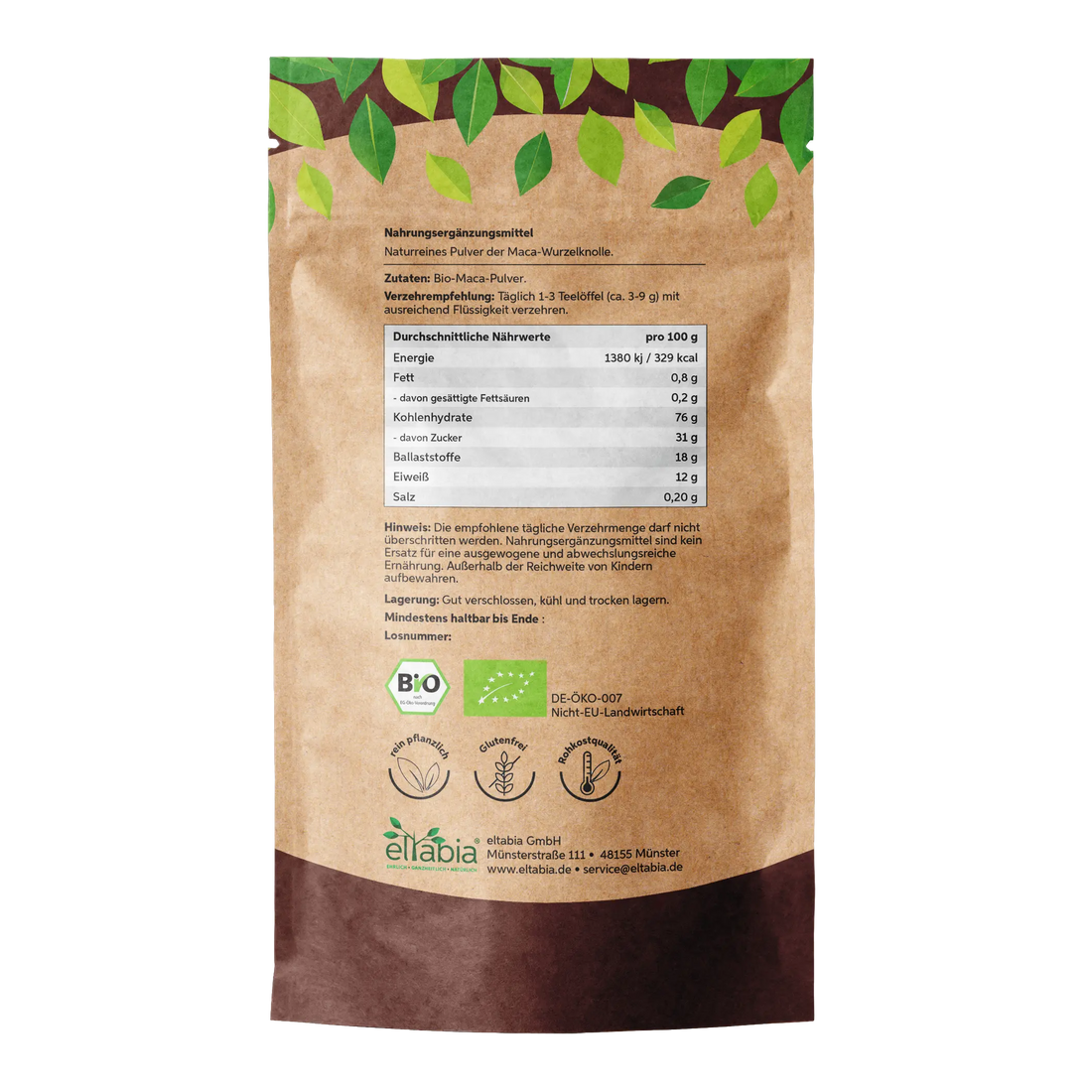 Bio Maca Pulver
