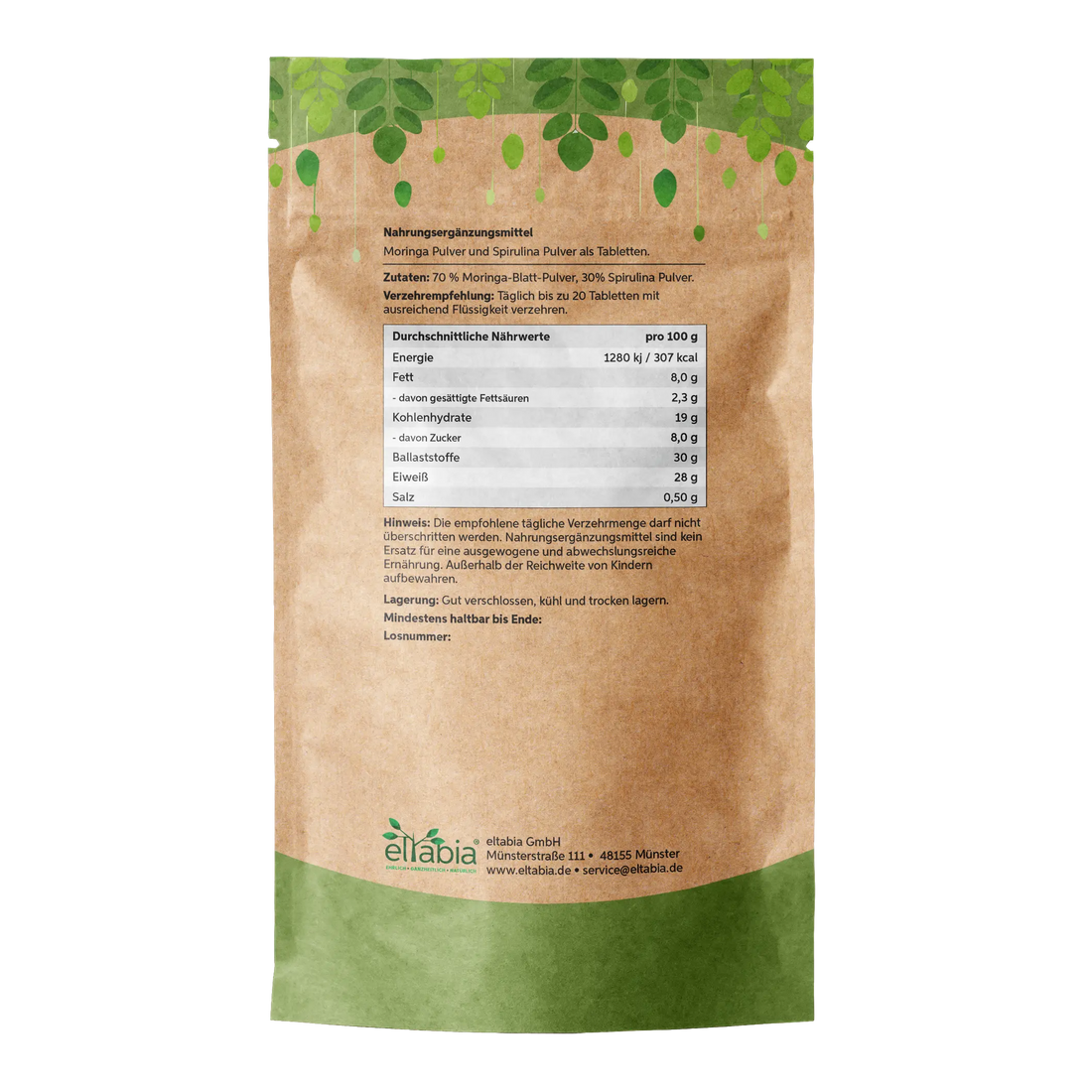 Moringa Presslinge