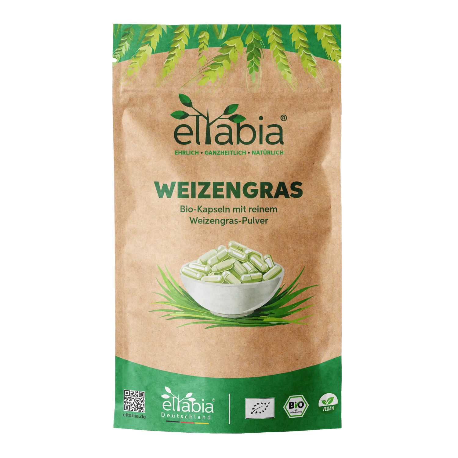 Bio-Weizengras Kapseln